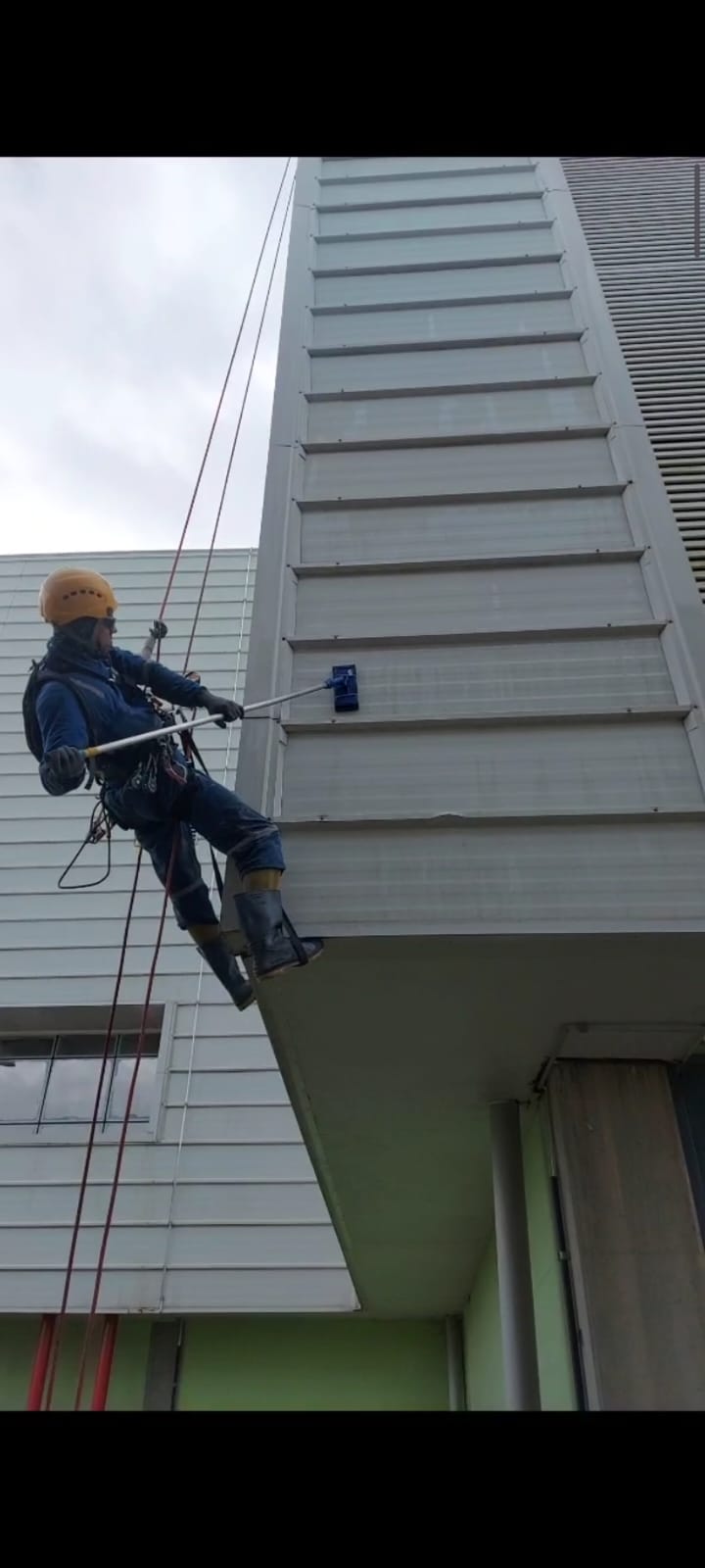 Limpeza vertical